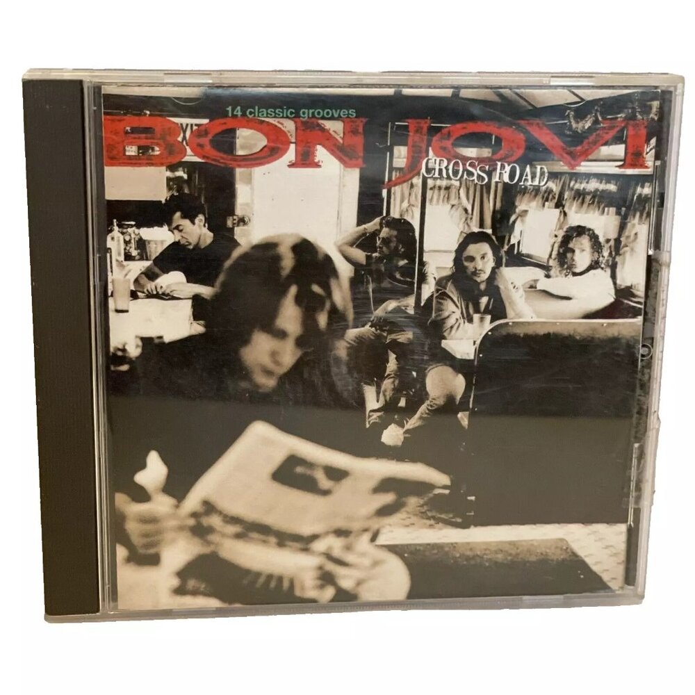 Bon Jovi – Cross Road (14 Classic Grooves ) (CD, 1994, Reissue) Mercury B0018064